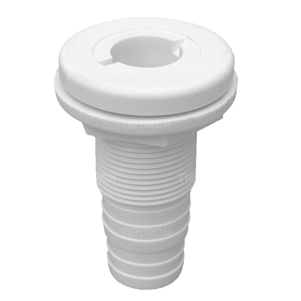 Salida de Água Costado Blanca Recta 1 1/8" 1 1/4" Barco Lancha