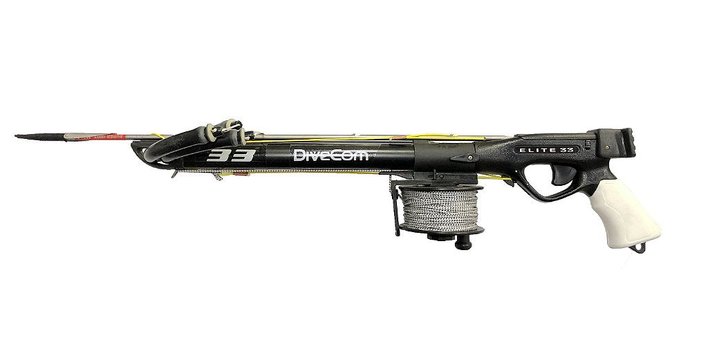 Fusil Arpon Pesca Submarina Divecom River de acero inoxidable, 14 mm, 33 cm, para buceo.