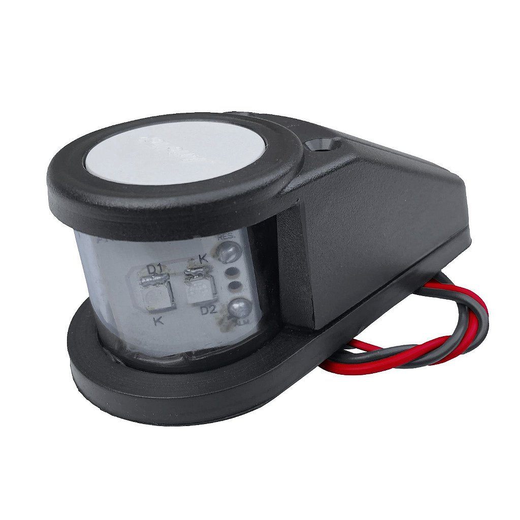 Luz de proa bicolor bombordo estribor LED para barco lancha 12V