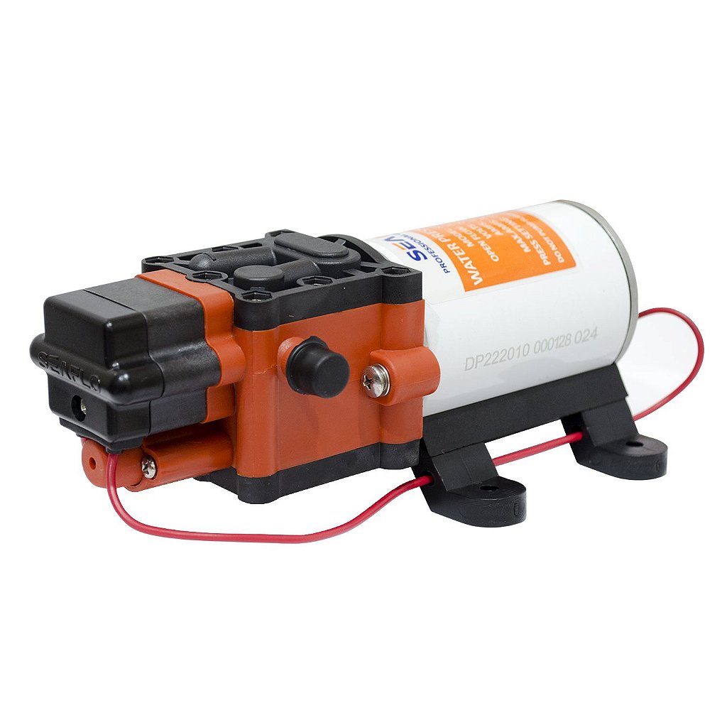 Bomba de presión Agua Seaflo de 1.4 GPM, 5.3 litros, 100 PSI, 24 V