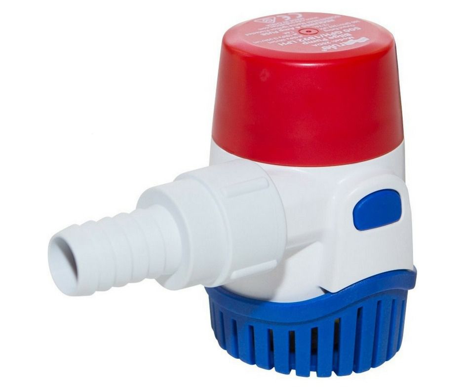 Bomba de achique Rule 360 Gph, 1360 litros por hora, - 12 V