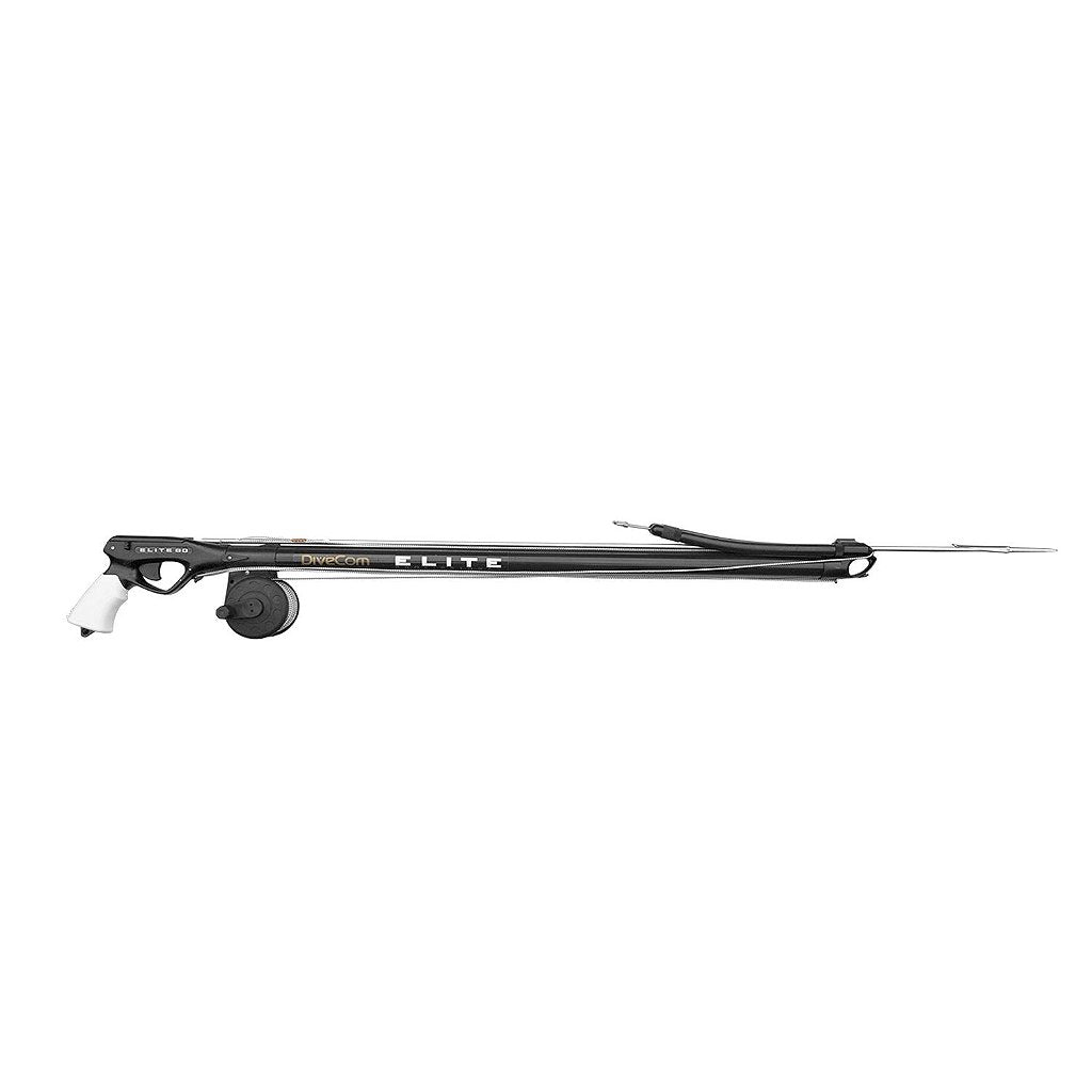 Fusil Arpon Pesca Submarina Divecom Elite Pro galvanizado de 16 mm y 80 cm para buceo