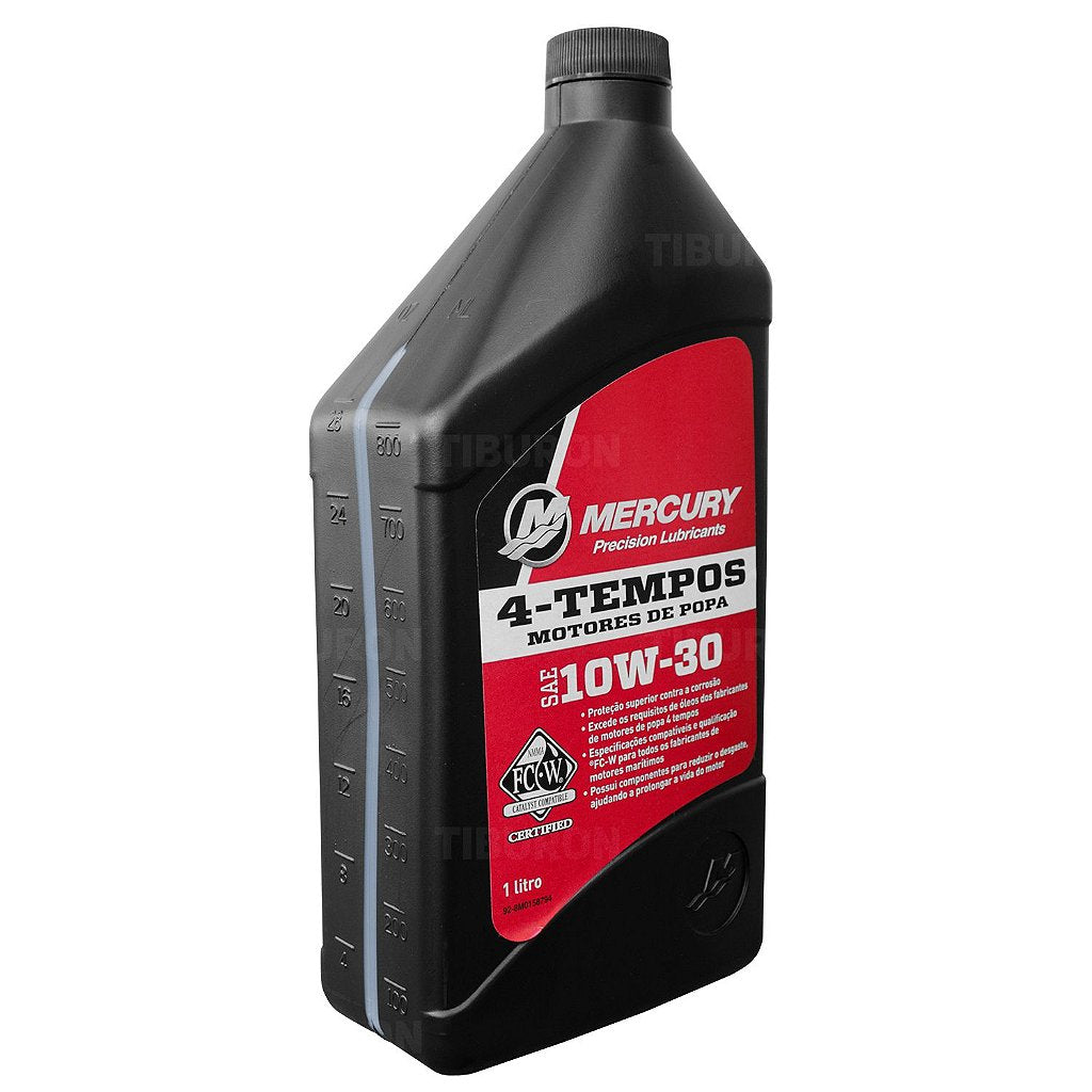 Aceite SAE 10W-30 Motor Popa Mercury 4 Tempos V4 V6 - 1 Litro