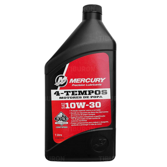 Aceite SAE 10W-30 Motor Popa Mercury 4 Tempos V4 V6 - 1 Litro