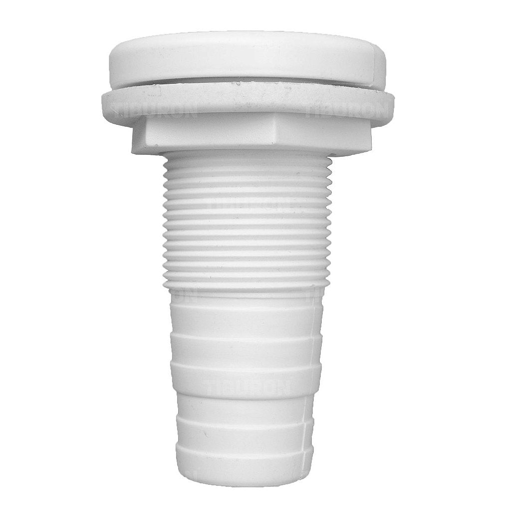 Salida de Água Costado Blanca Recta 1 1/8" 1 1/4" Barco Lancha