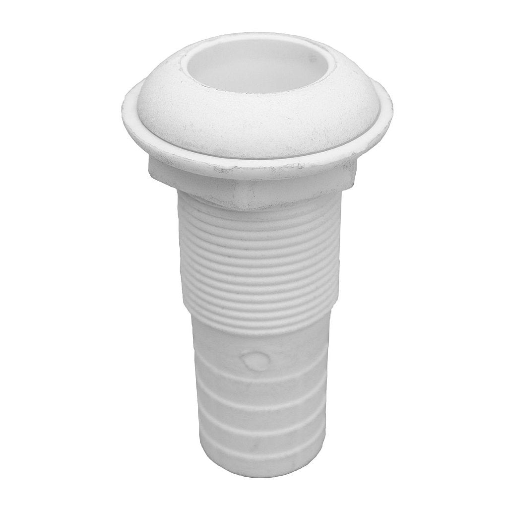Salida de Água Costado Blanca Recta 1 1/8" Pol P/ Barco Lancha