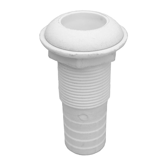 Salida de Água Costado Blanca Recta 1 1/8" Pol P/ Barco Lancha
