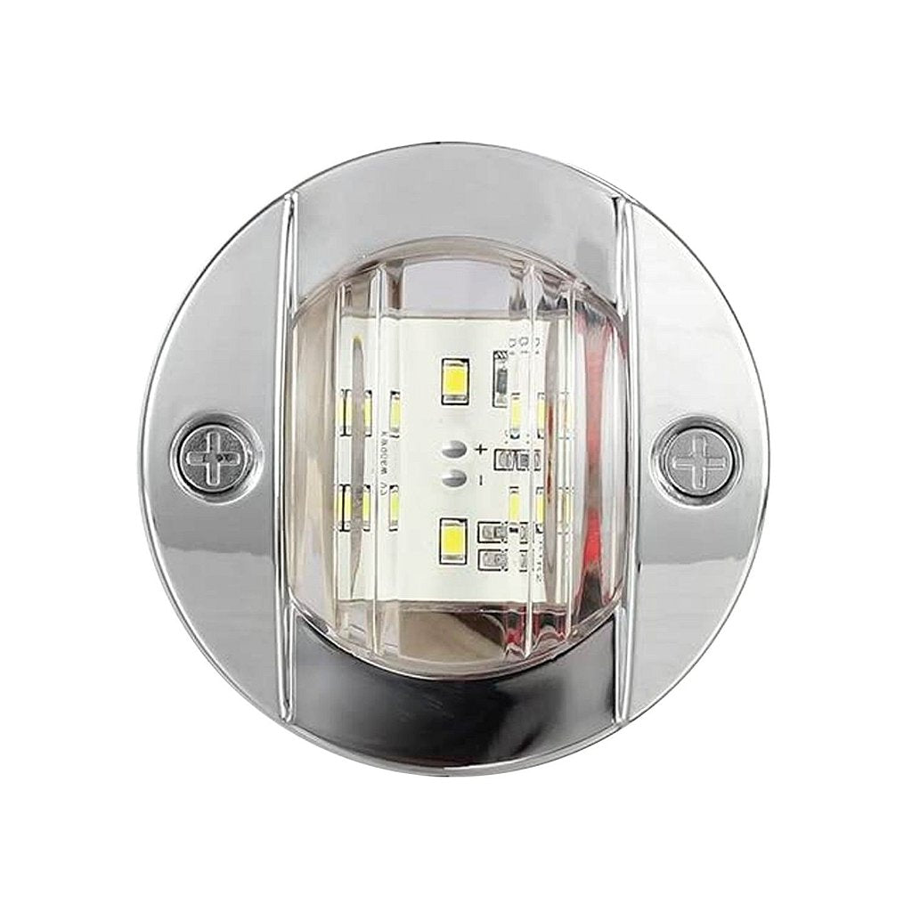 Luz de popa alcanzado anclaje LED cromada barco lancha