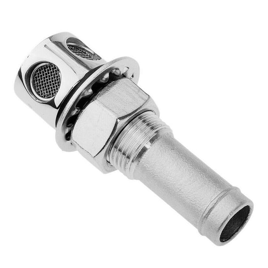 Respiro Reto P/ Tanque de Combustible 5/8 " Aço Inox Barco