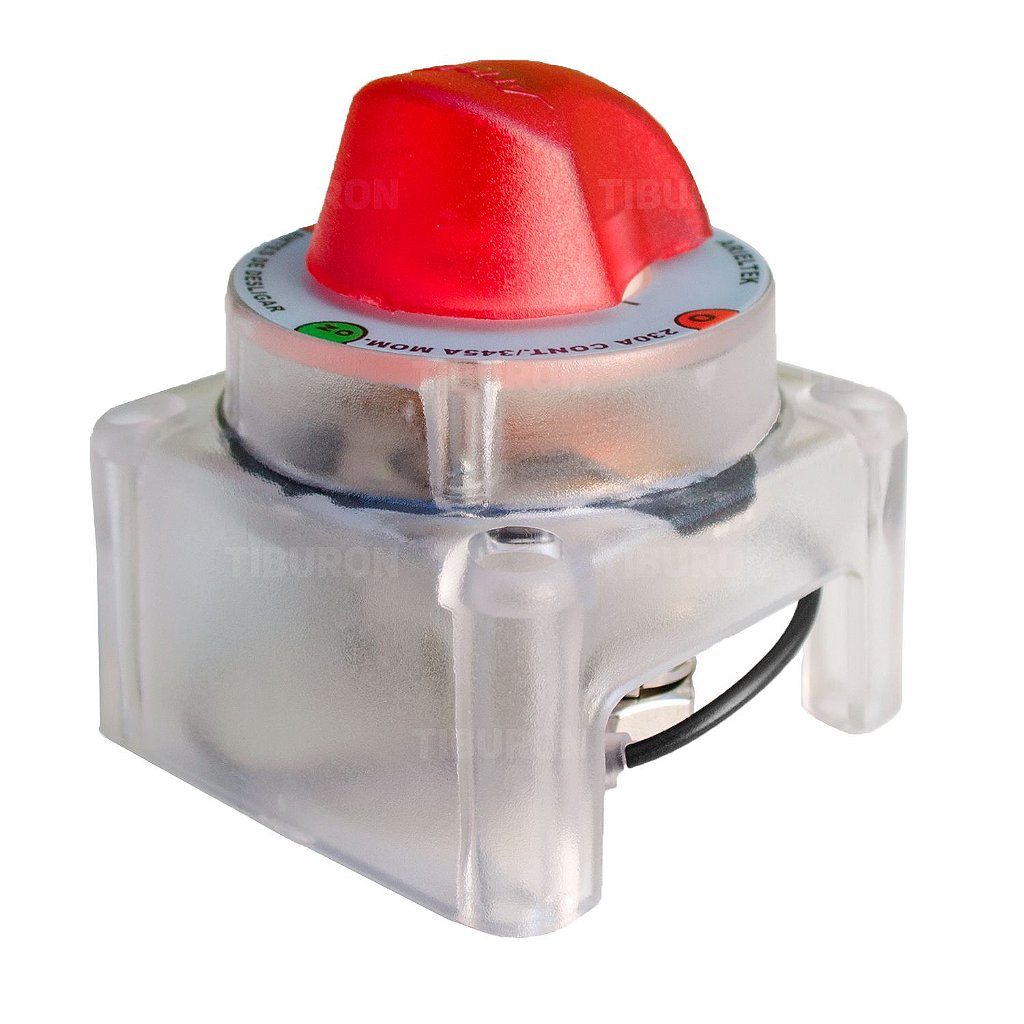 Llave selectora  de batería 230 A con iluminación barco
