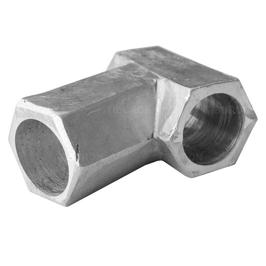 Unión inclinada para Toldilla hexagonal de 120º para barco lancha