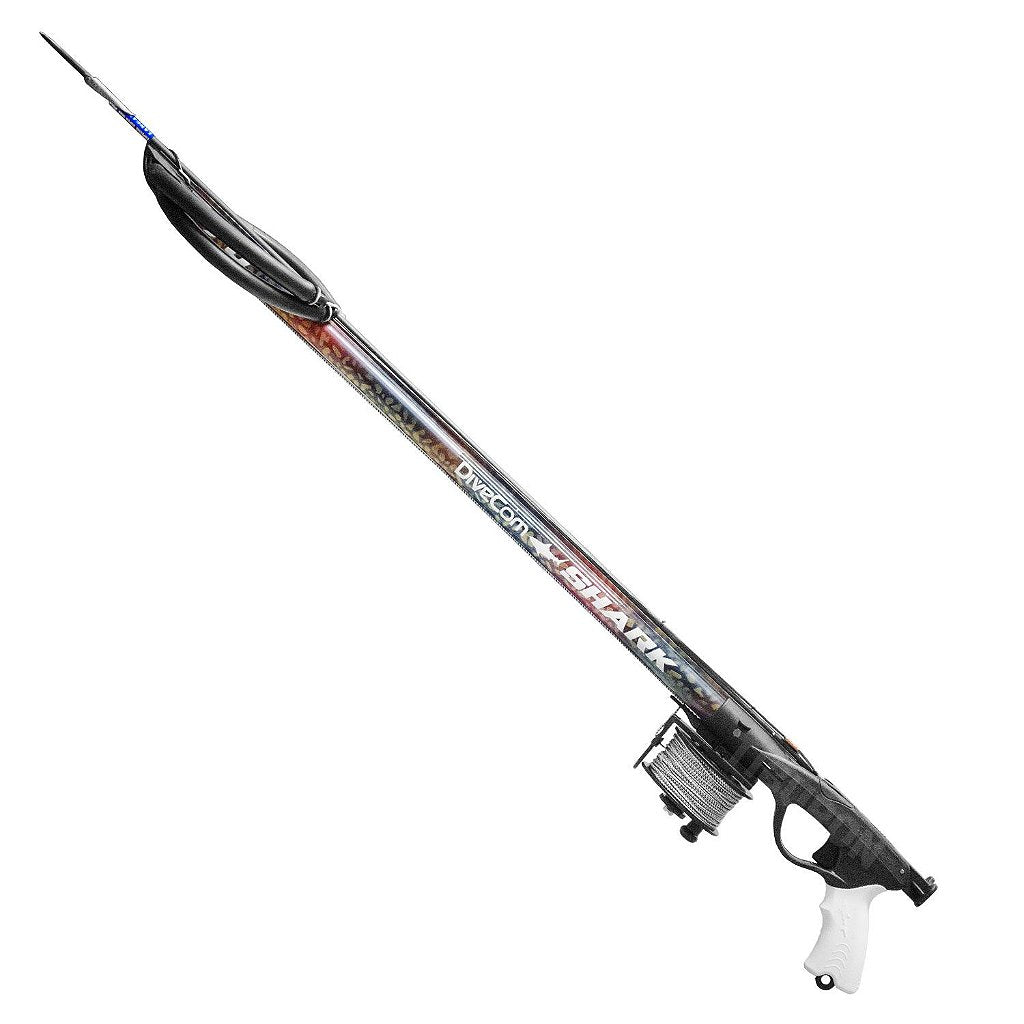 Fusil Arpon Pesca Submarina Divecom Shark de acero inoxidable para pesca y buceo, 16 mm, 70 cm