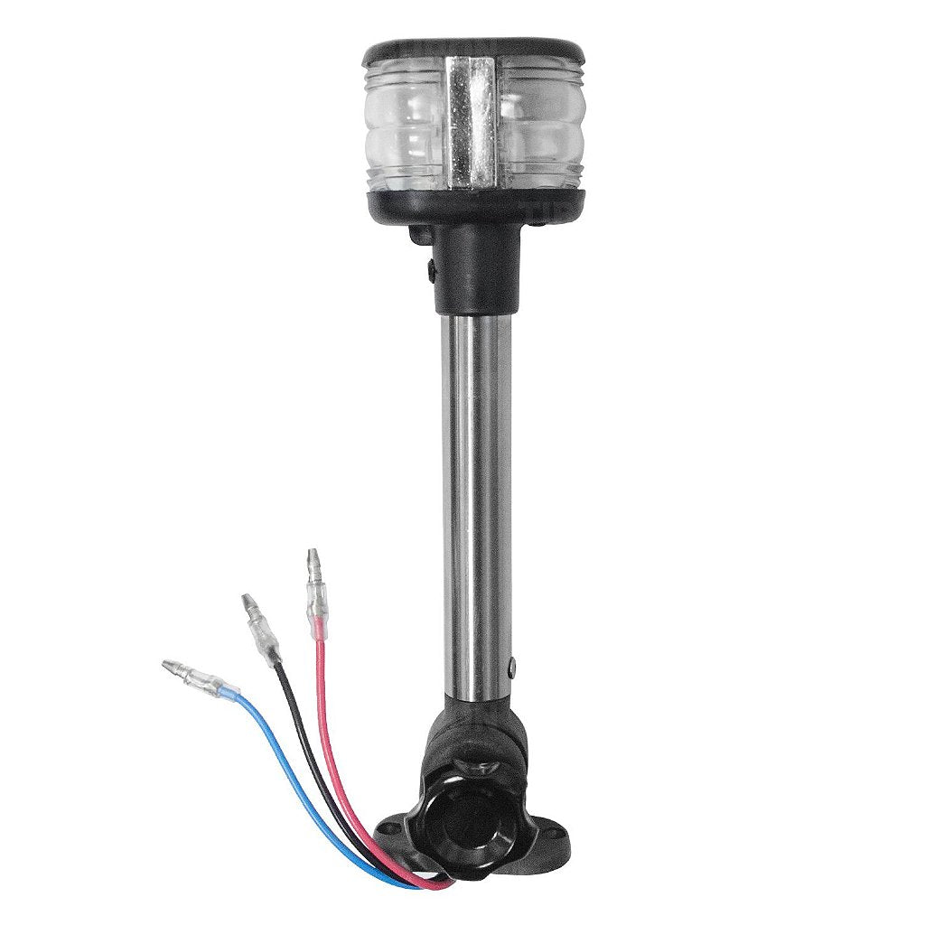 Luz navegación articulada de anclaje tope 12V estrobo barco