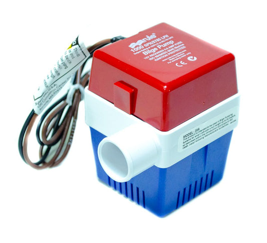 Bomba de achique Rule 1000 Gph (3785 litros por hora) - 12 V