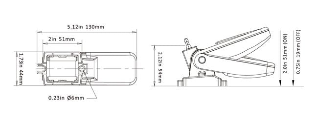 Automático Flotador Seaflo Para bombas de achique 12V 24V 32V