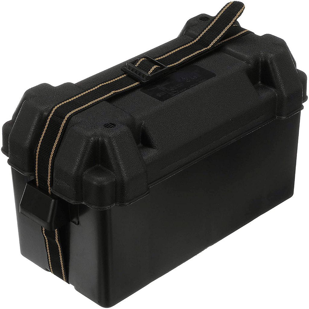 Caja para batería con tapa y correa barco motorhome - Grande