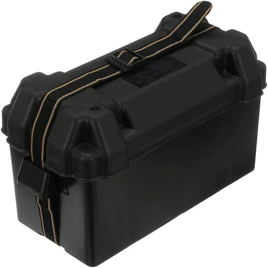 Caja para batería con tapa y correa barco motorhome - Grande