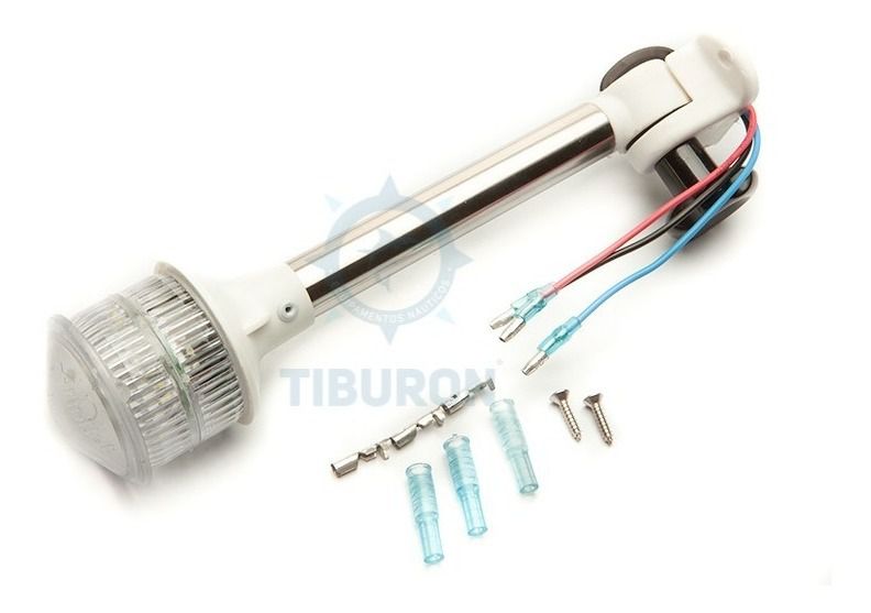 Luz de anclaje tope LED con estrobo articulada barcos lancha