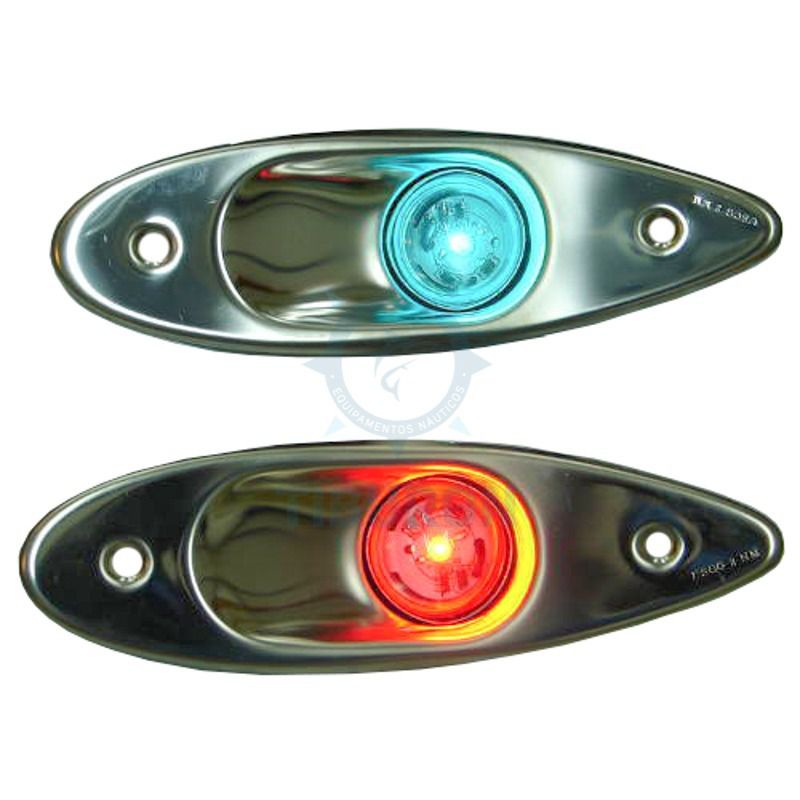 Luz ojo de tiburón Seachoice bombordo estribor inox barcos