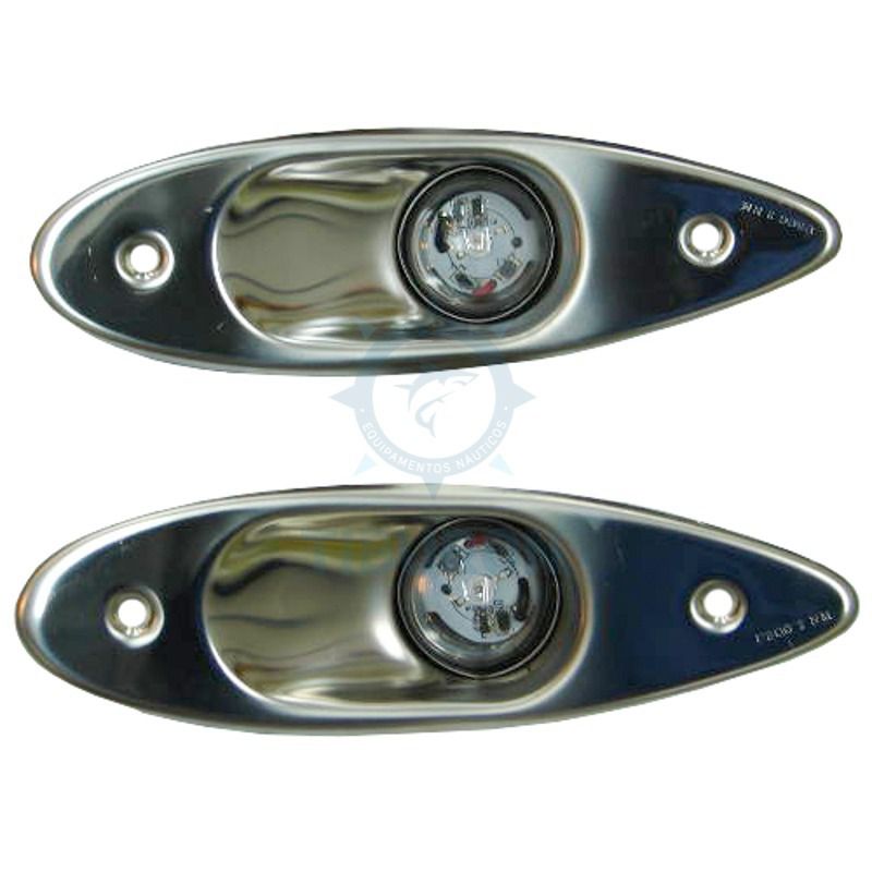 Luz ojo de tiburón Seachoice bombordo estribor inox barcos