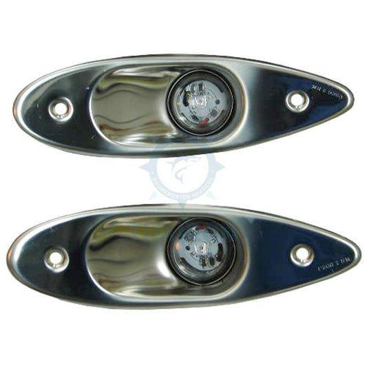 Luz ojo de tiburón Seachoice bombordo estribor inox barcos