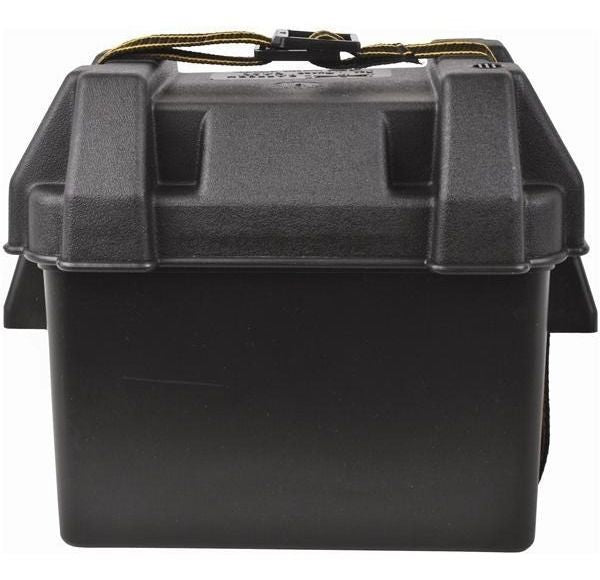 Caja de batería con tapa y correa barco motorhome - Pequeña