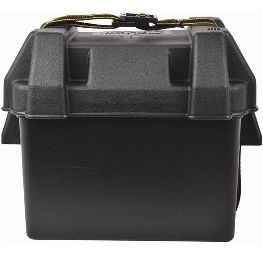 Caja de batería con tapa y correa barco motorhome - Pequeña