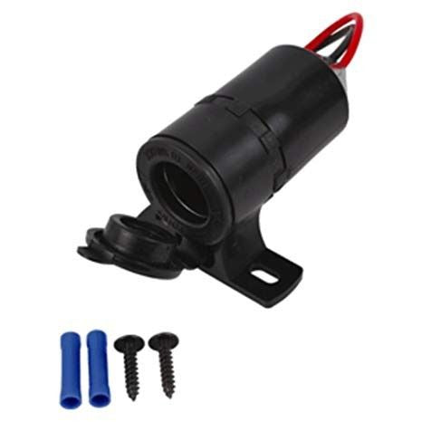 enchufe náutica 12V + soporte + tapa para barco lancha Attwood