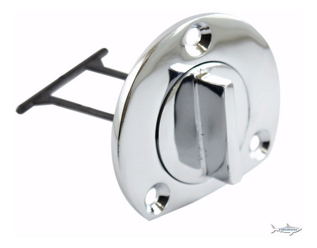 Tapón de drenaje 1 1/4 pulgadas cromados para embarcaciones
