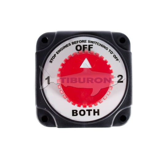 Llave  náutica selector de 2 baterías 48VDC 280 Amps