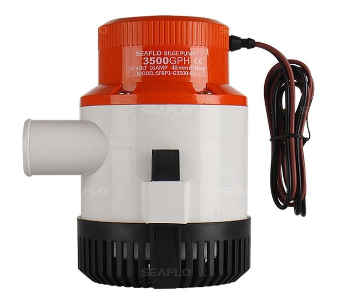 Bomba de achique Seaflo de 3500 GPH (13249 litros por hora) - 24 V