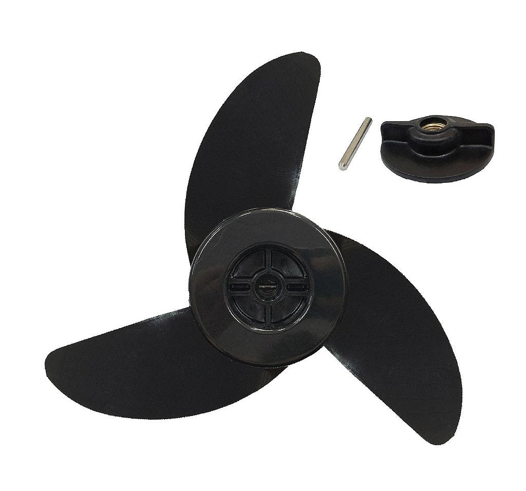 Hélice Motor Eléctrico 3 Pás Marine Phanton 44-54 Lbs + Porca