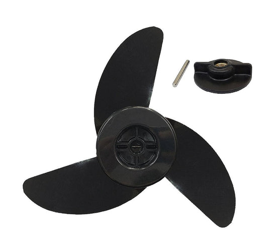 Hélice Motor Eléctrico 3 Pás Marine Phanton 44-54 Lbs + Porca
