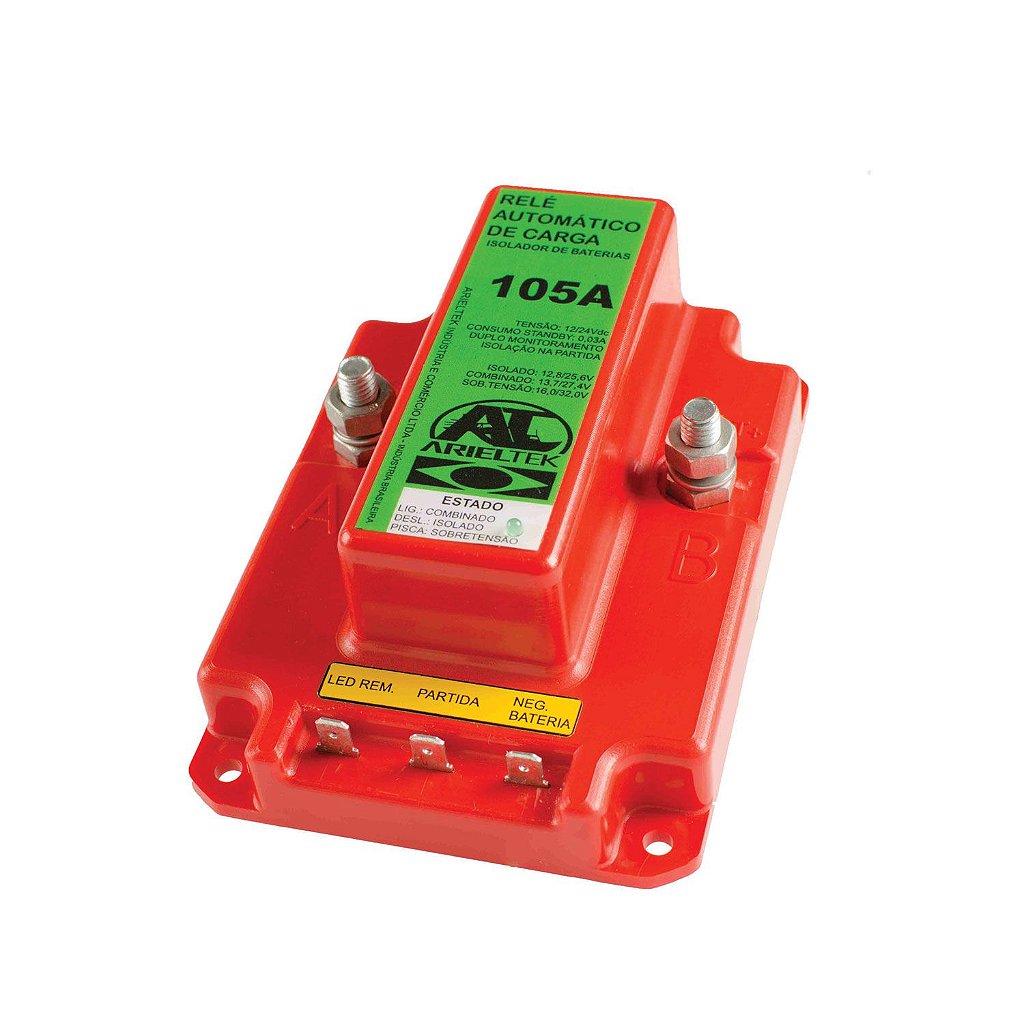 Relé automático carga 105 A - batería 12-24V para barco lancha
