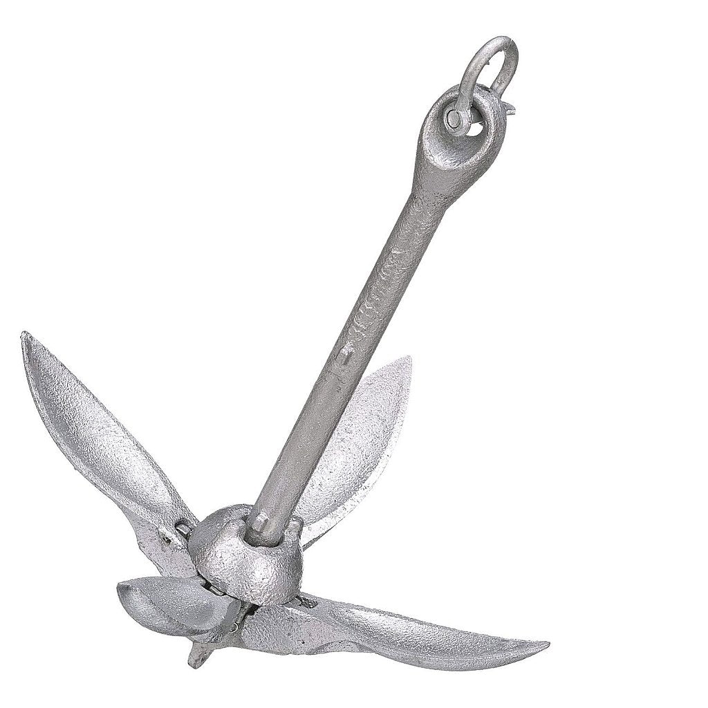 Ancla Plegable 2,5kg Galvanizada Kayak Barc Jet Ski