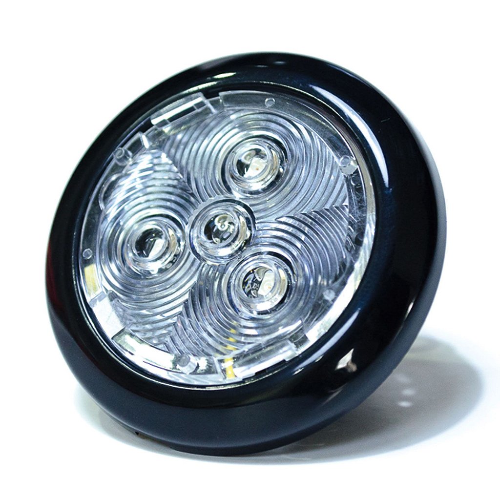 Luz LED de cortesía interno 12V negro lancha barco original