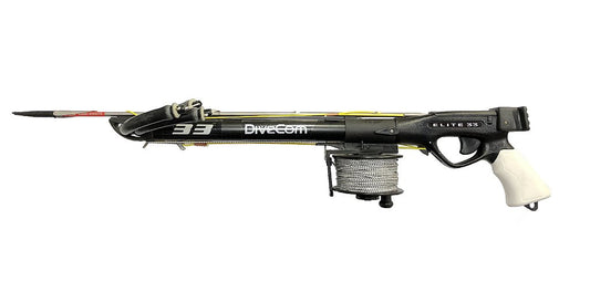 Fusil Arpon Pesca Submarina Divecom River de acero inoxidable, 14 mm, 33 cm, para buceo.