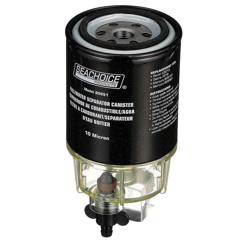 Filtro Combustible Separador Agua Motor Fuera de Borda C/ Dreno Seacho
