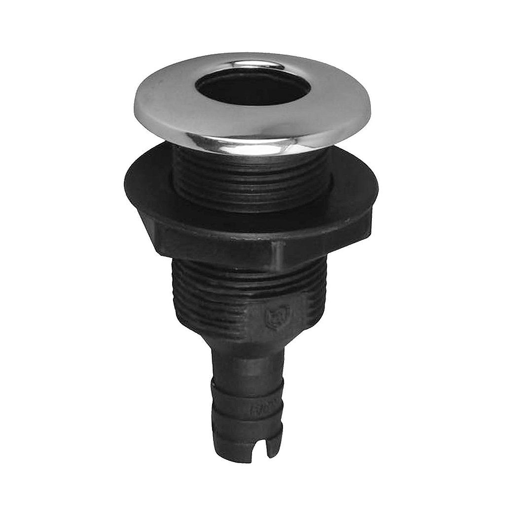 Salida Água Costado Negra Acero Recta 5/8" 1,6cm Barcos Lanchas