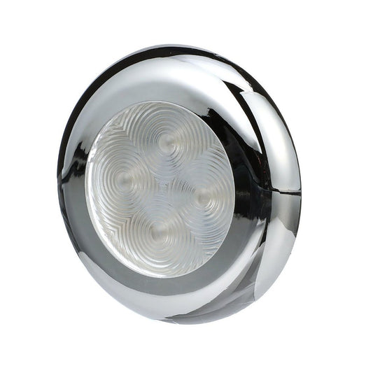 Luz de cortesía cabina cromada LED 12V barco lancha motorhome