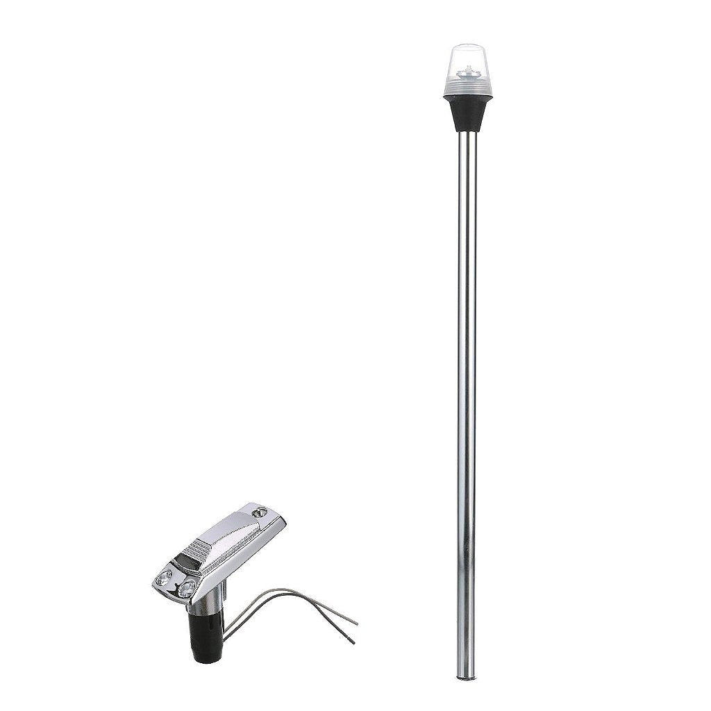 Luz de alcanzado LED 60 cm aluminio + base barco lancha yate