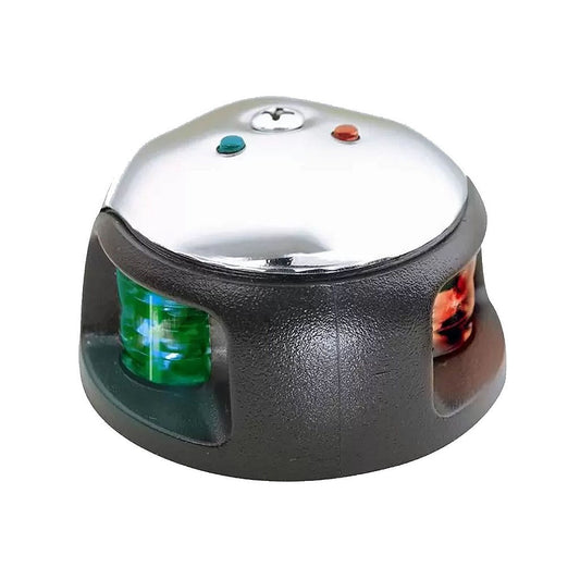 Luz bicolor navegación proa inox LED 2 millas para barco lancha