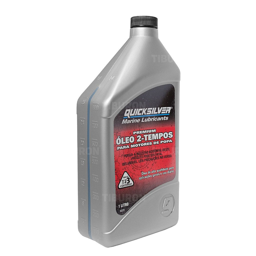 Aceite Quicksilver TCW-3 Premium Motor Popa 2 Tempos - 1 Litro