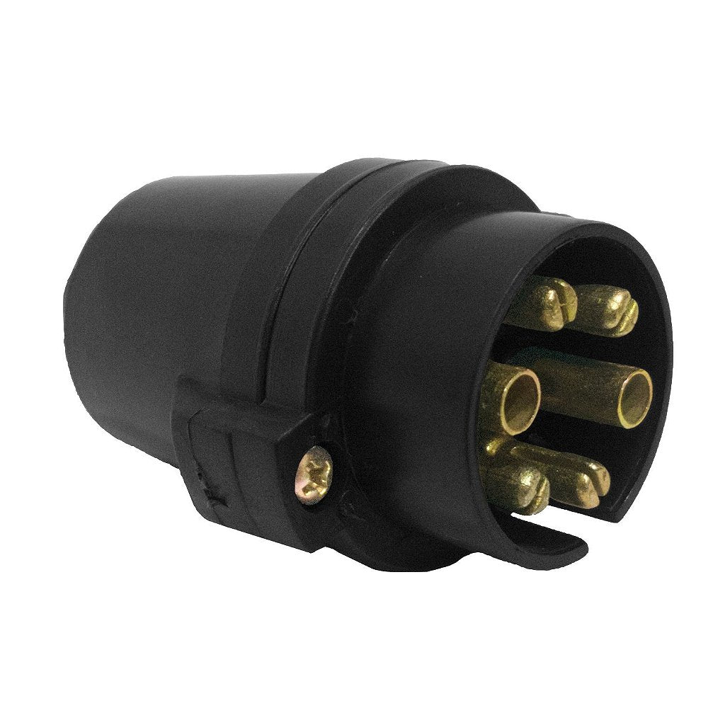enchufe eléctrica para enganche remolque macho 6 polos para carreta