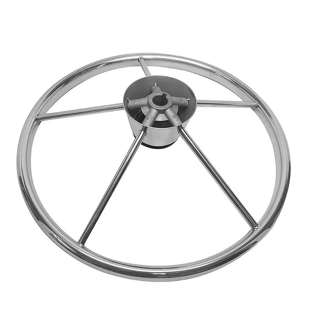Volante Nautico Acero Inoxidable Universal 457 mm Para Barco Lancha
