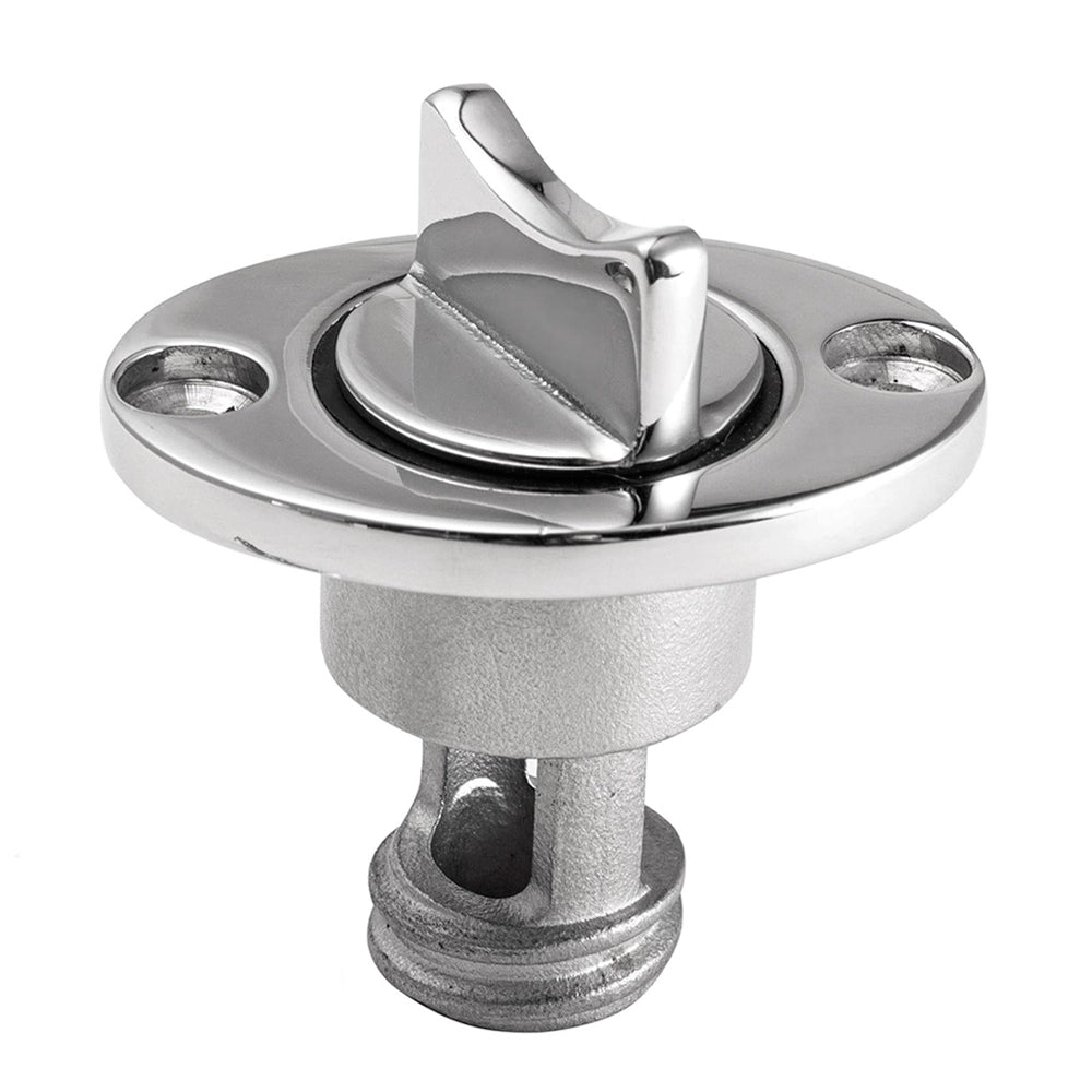 Tapón de drenaje de acero inoxidable de 25 mm (1") para embarcaciones/lanchas.