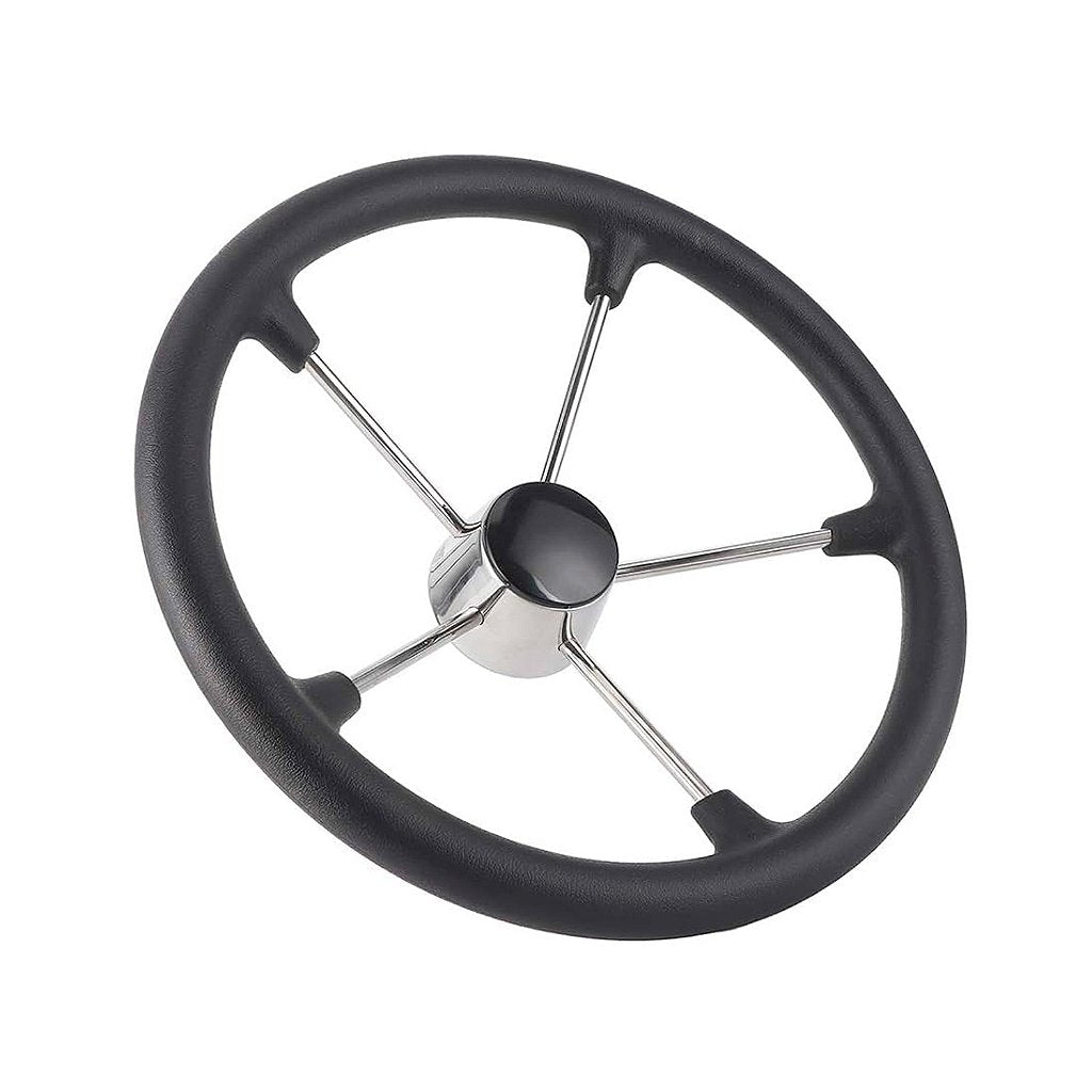 Volante Nautico Acero Inoxidable 355 mm Para Barco Lancha Universal