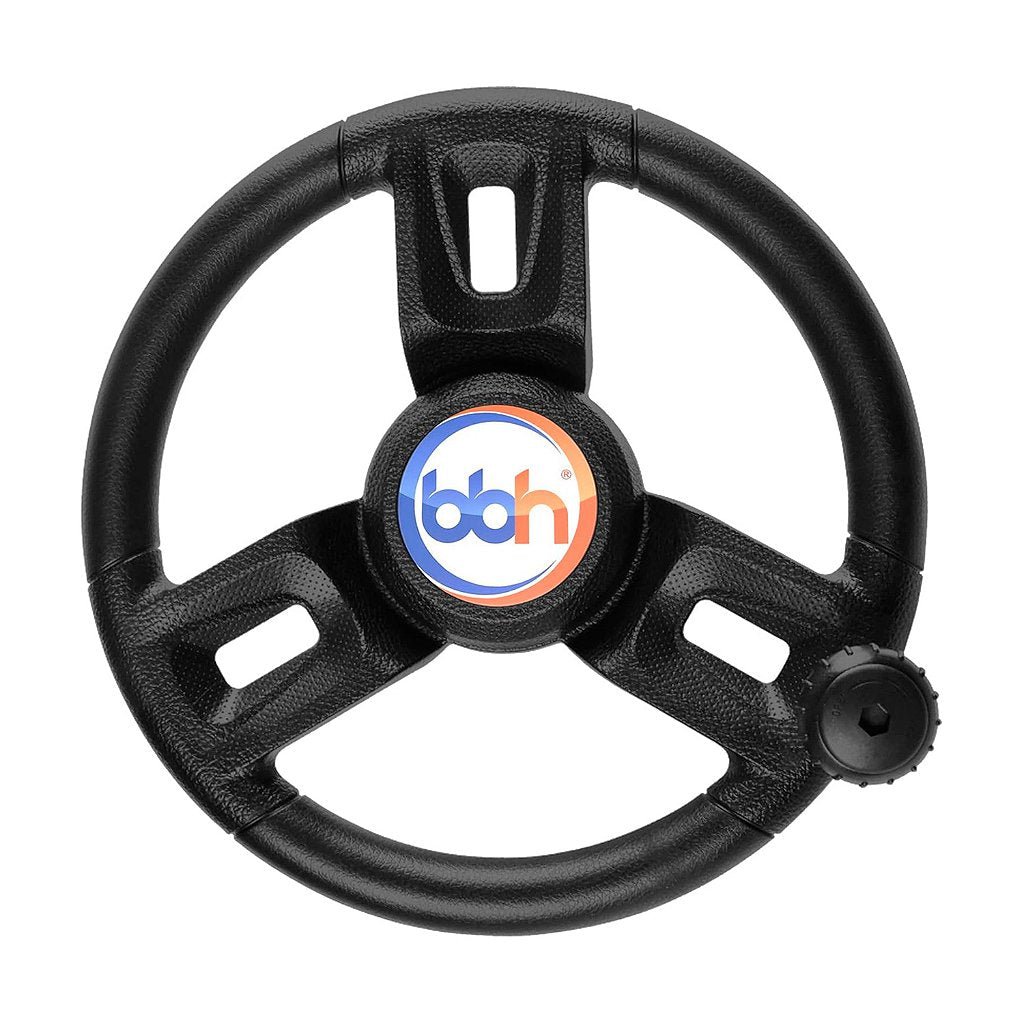 Volante Nautico Universal 33,5 cm P/ Barco Lancha Com Knob