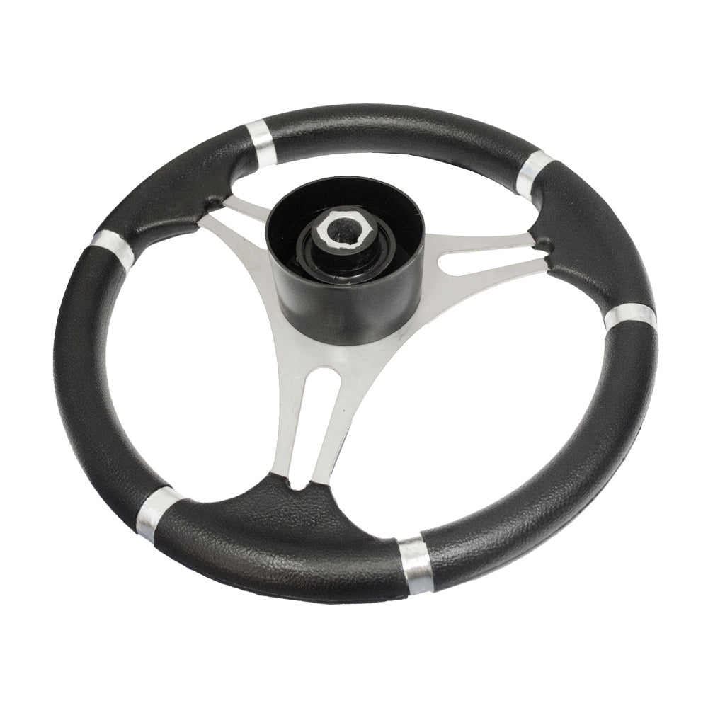 Volante Nautico Inox 355mm Framar Ol’mpus Barco Lancha