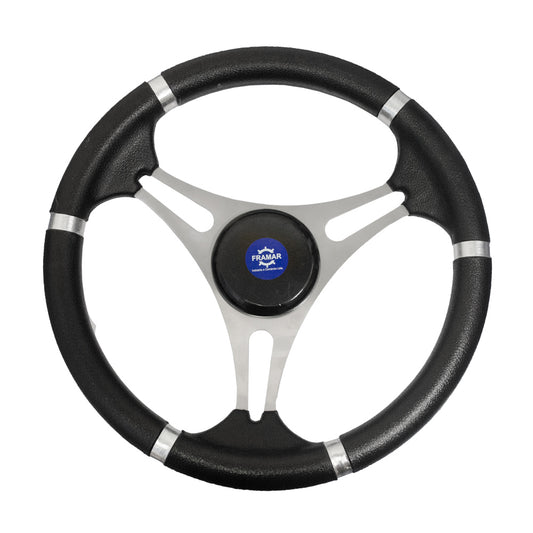 Volante Nautico Inox 355mm Framar Ol’mpus Barco Lancha